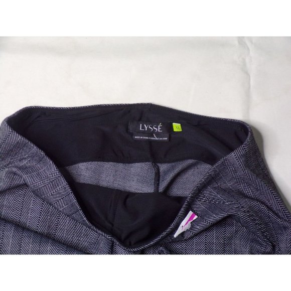 Lysse Slimming Ella Herringbone Leggings Black #1716 X-Large 16-18 NEW - Picture 6 of 7